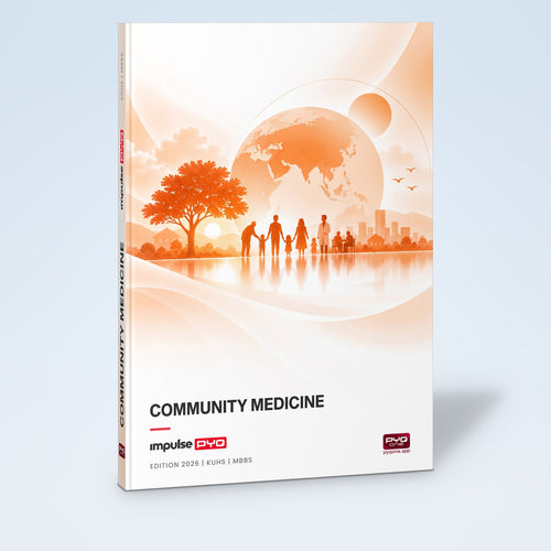 Impulse PYQ Community Medicine KUHS MBBS book cover