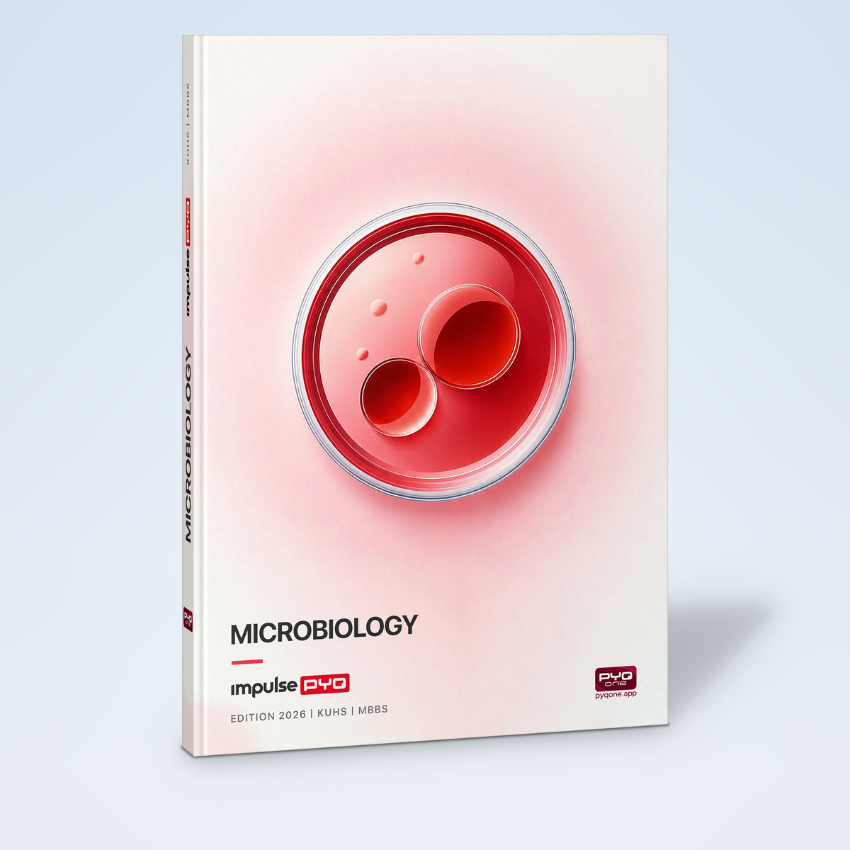 Impulse PYQ Microbiology KUHS MBBS book cover